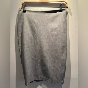 Elegant Gray Pencil Skirt